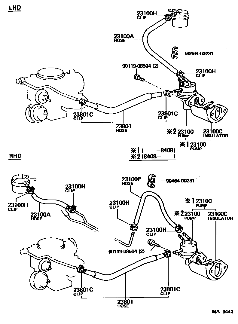 2301 — FUEL PUMP & PIPE