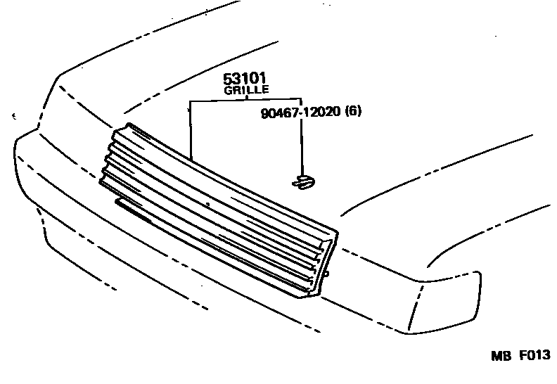 5301 — RADIATOR GRILLE