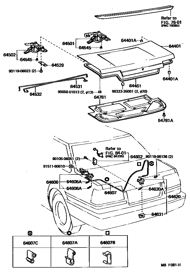 6105 — LUGGAGE COMPARTMENT DOOR & LOCK