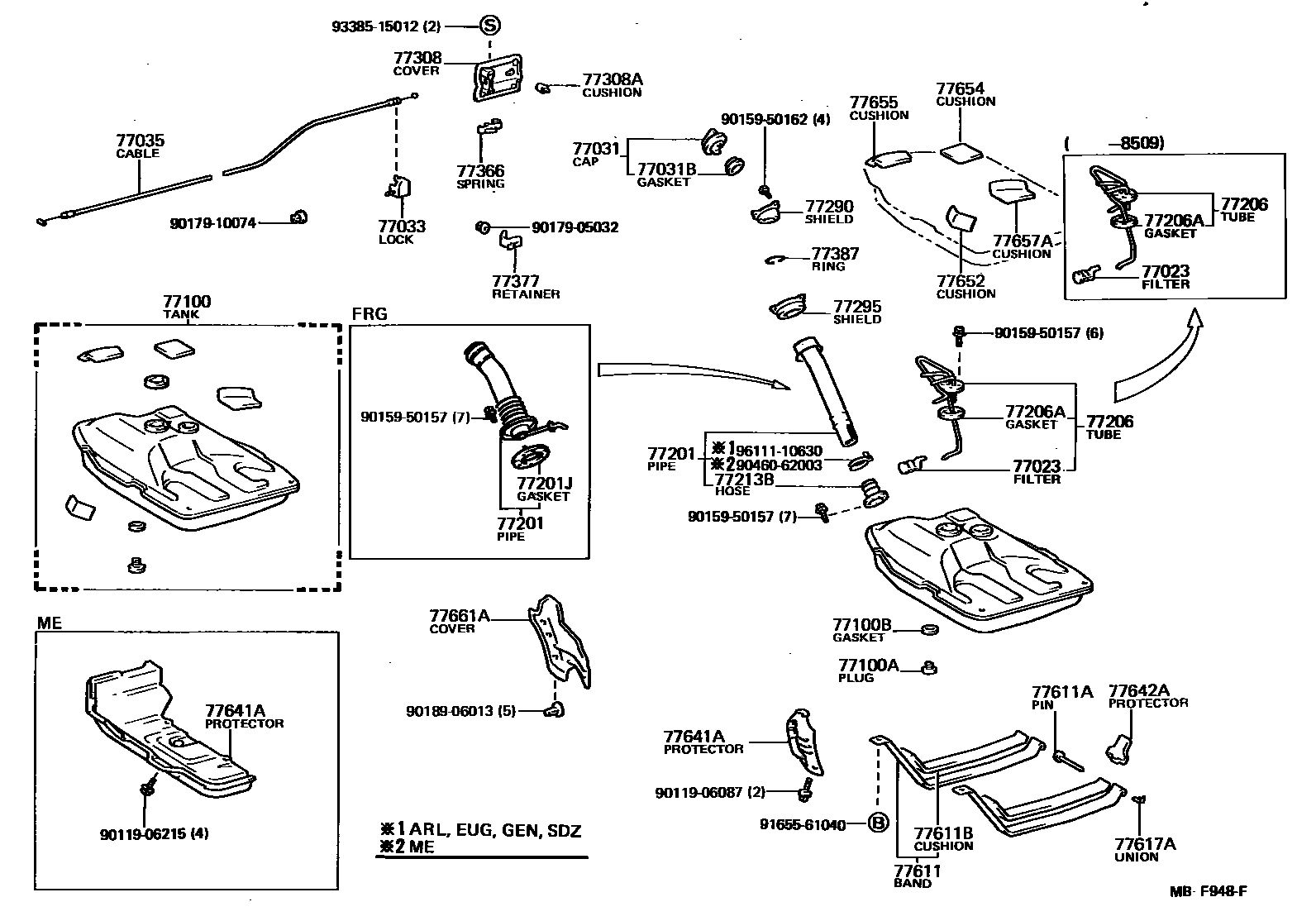 7701 — FUEL TANK & TUBE