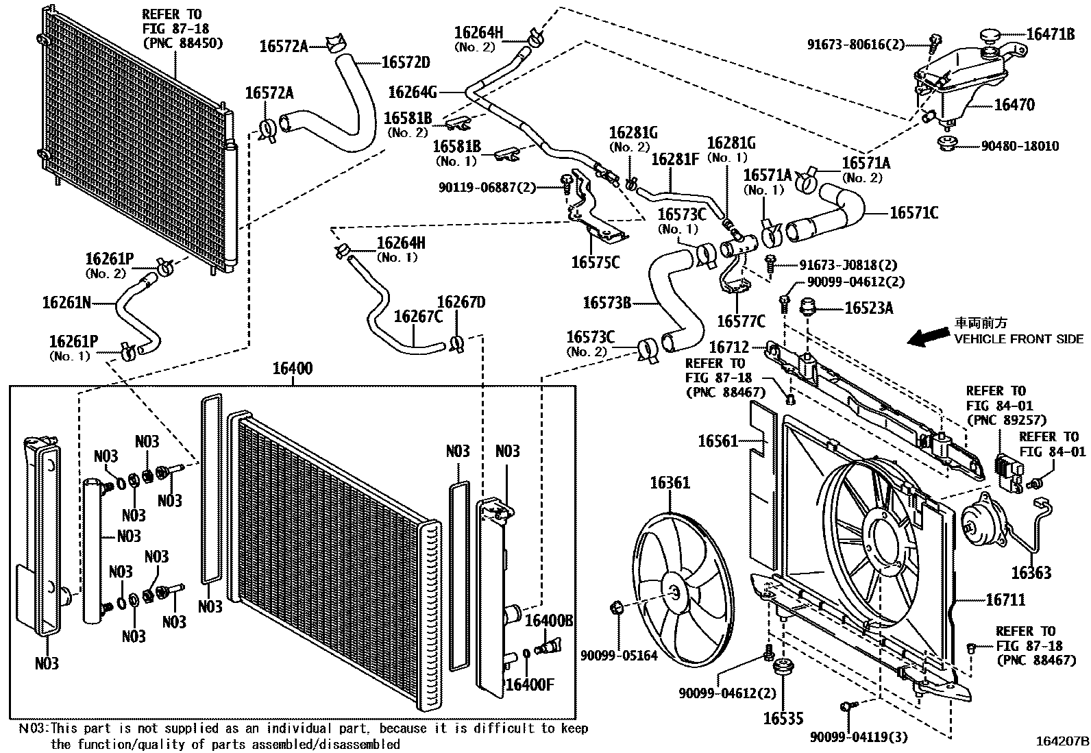 1603 — RADIATOR & WATER OUTLET