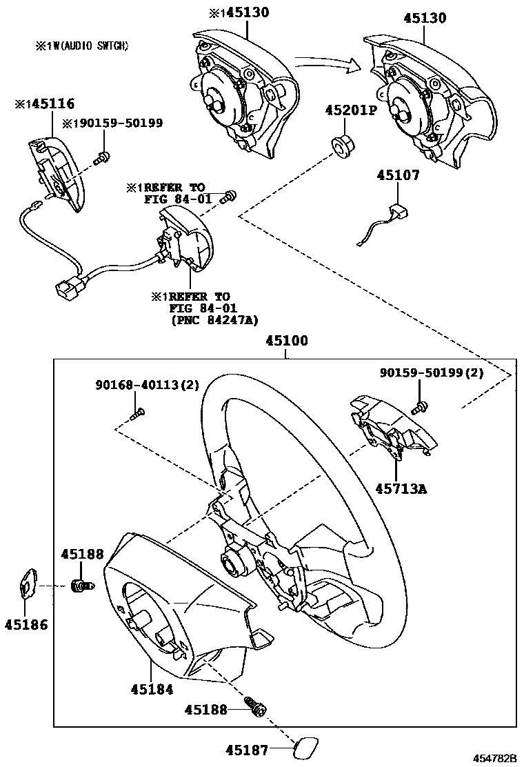 4504 — STEERING WHEEL