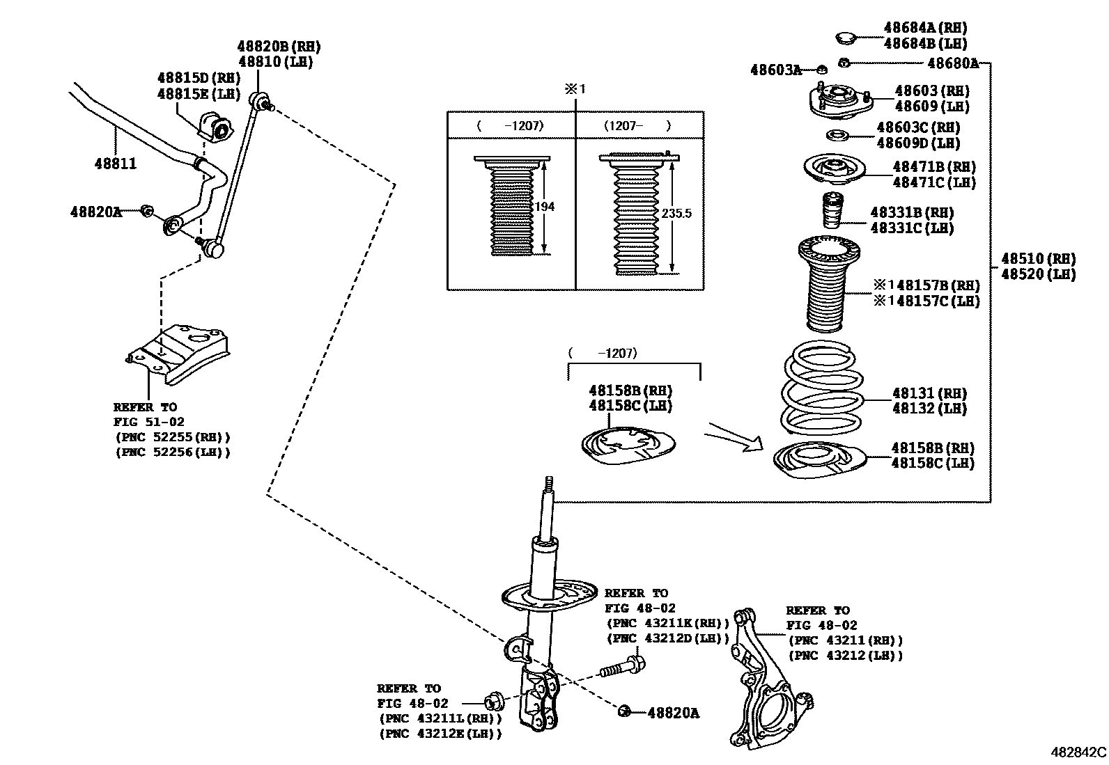 4803 — FRONT SPRING & SHOCK ABSORBER