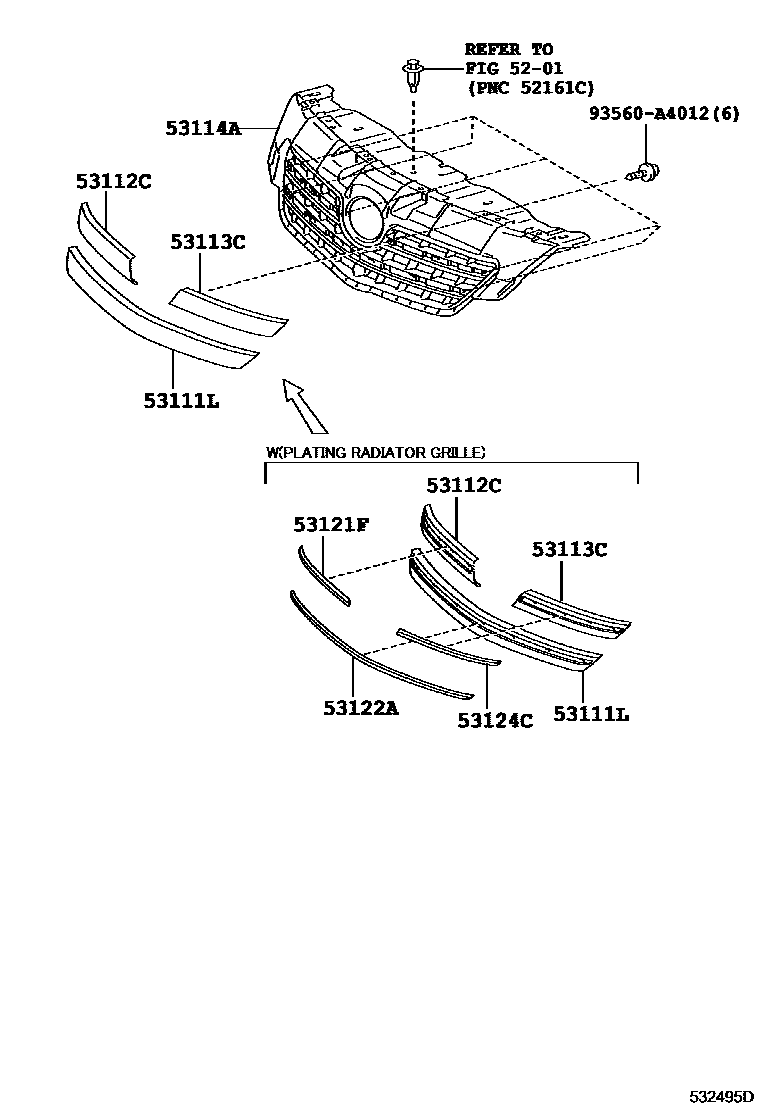 5301 — RADIATOR GRILLE