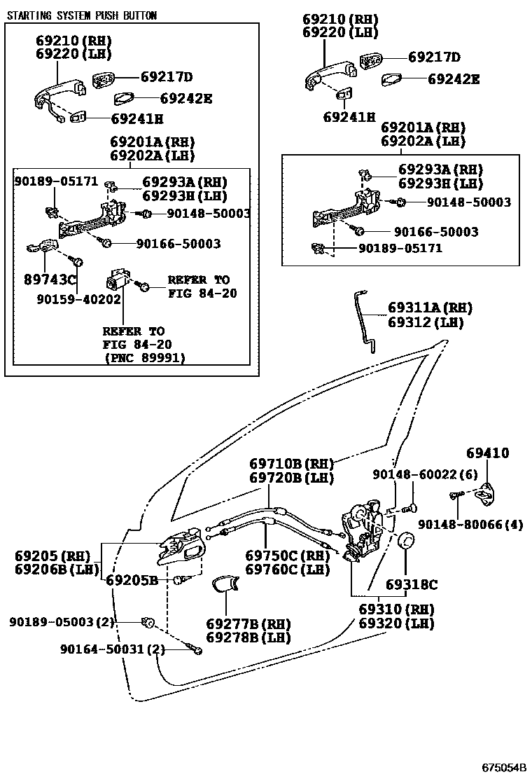 6703 — FRONT DOOR LOCK & HANDLE