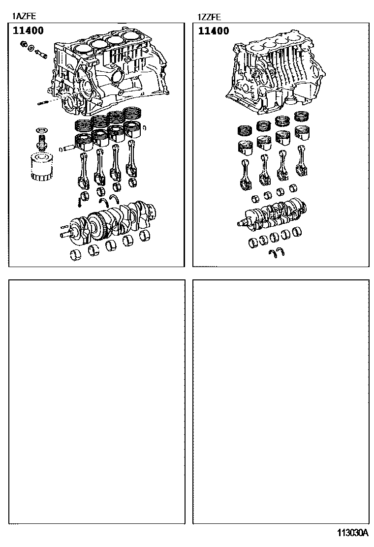 1102 — SHORT BLOCK ASSEMBLY