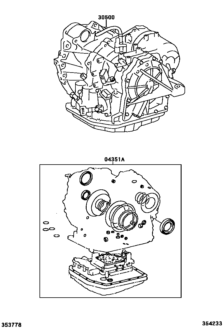 3501 — TRANSAXLE OR TRANSMISSION ASSY & GASKET KIT (ATM)