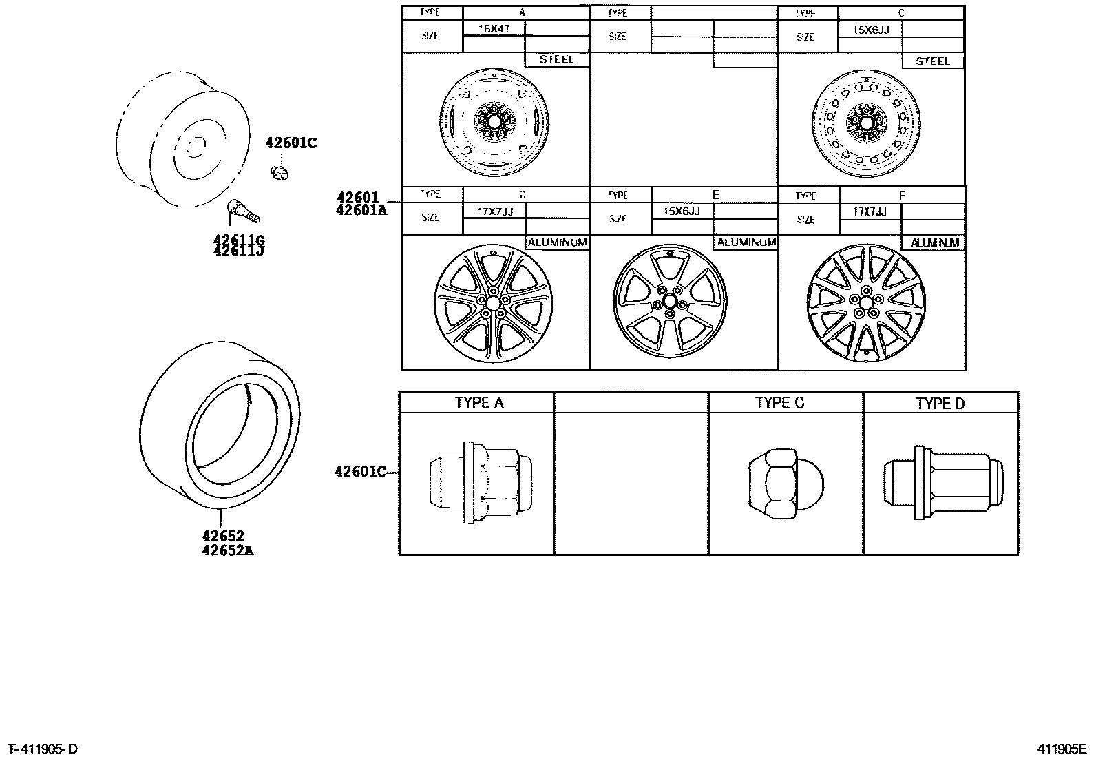4103 — DISC WHEEL & WHEEL CAP