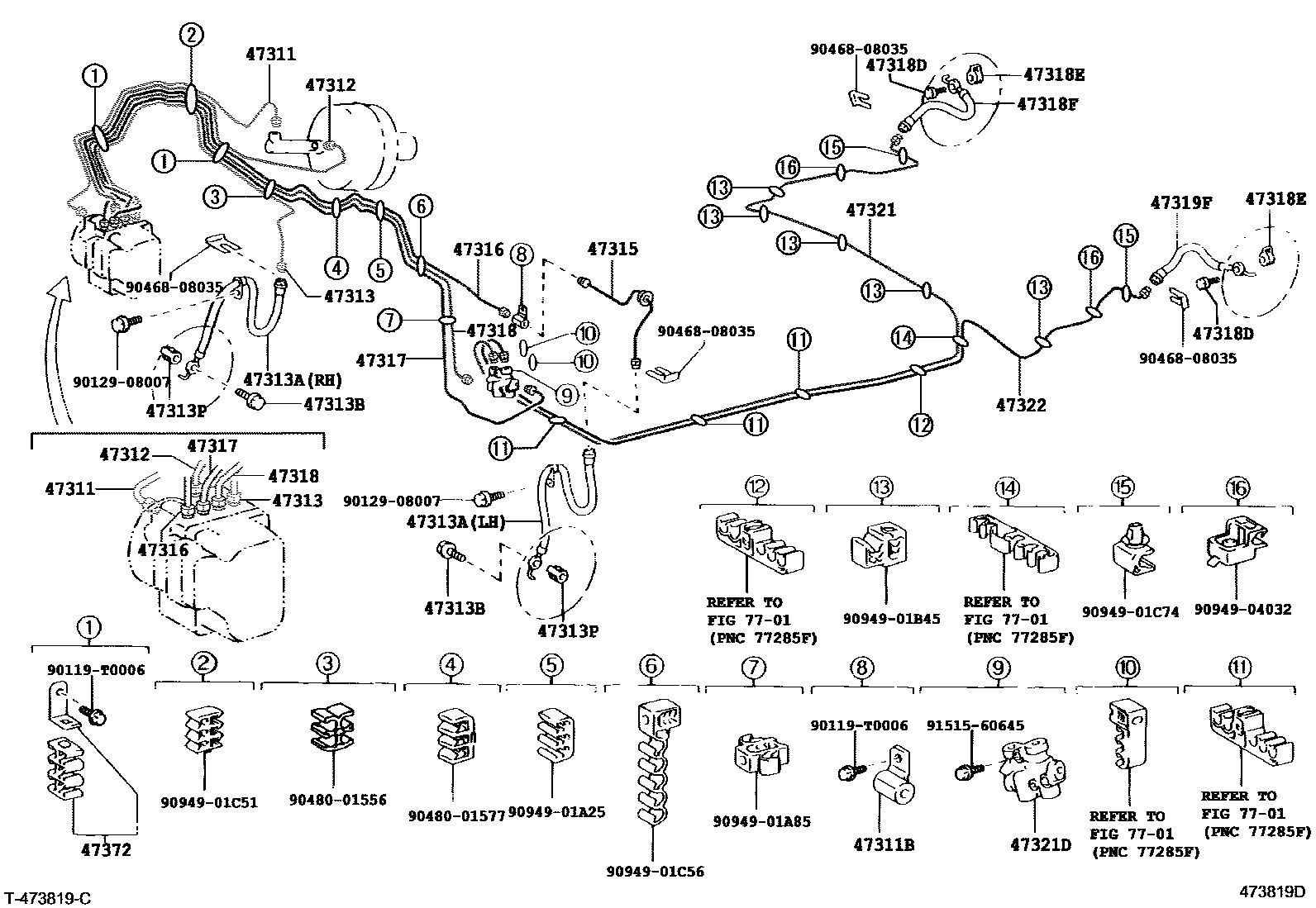 4708 — BRAKE TUBE & CLAMP