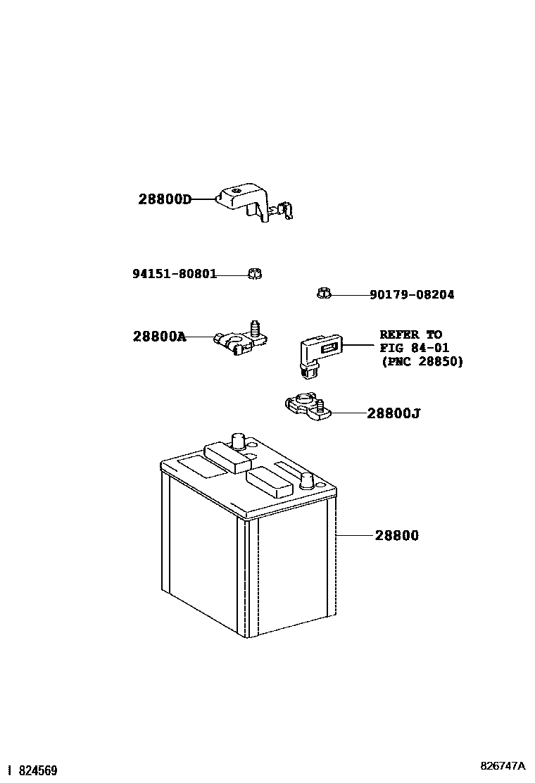8201 — BATTERY & BATTERY CABLE