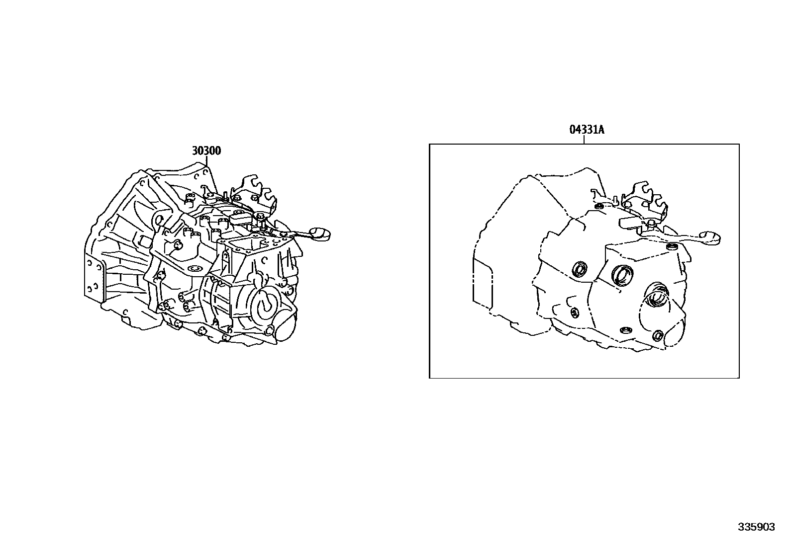 3301 — TRANSAXLE OR TRANSMISSION ASSY & GASKET KIT (MTM)