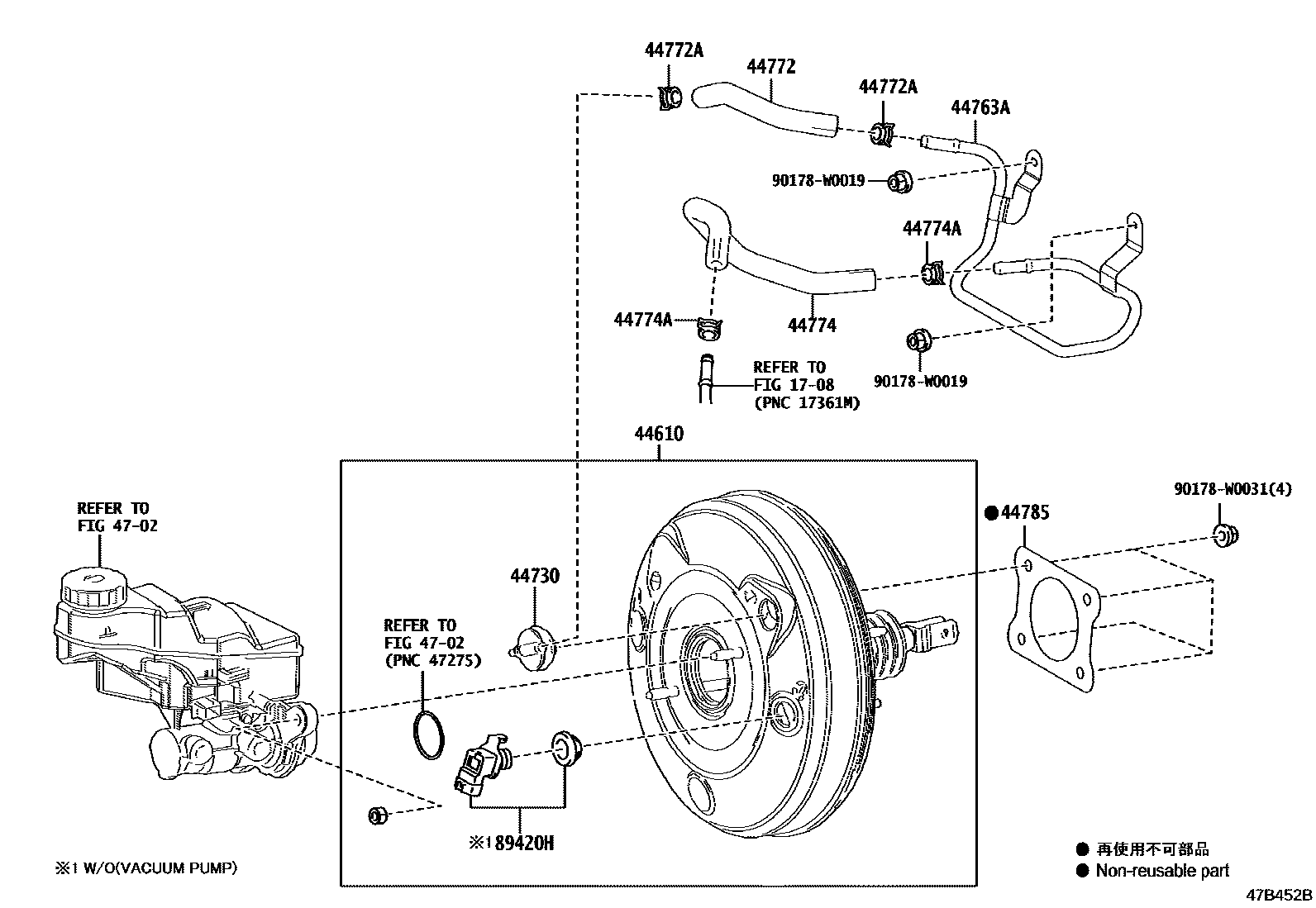 4703 — BRAKE BOOSTER & VACUUM TUBE
