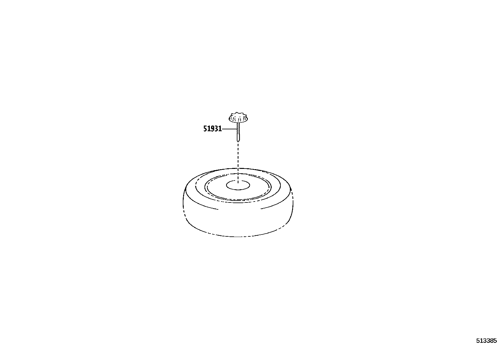 5104 — SPARE WHEEL CARRIER