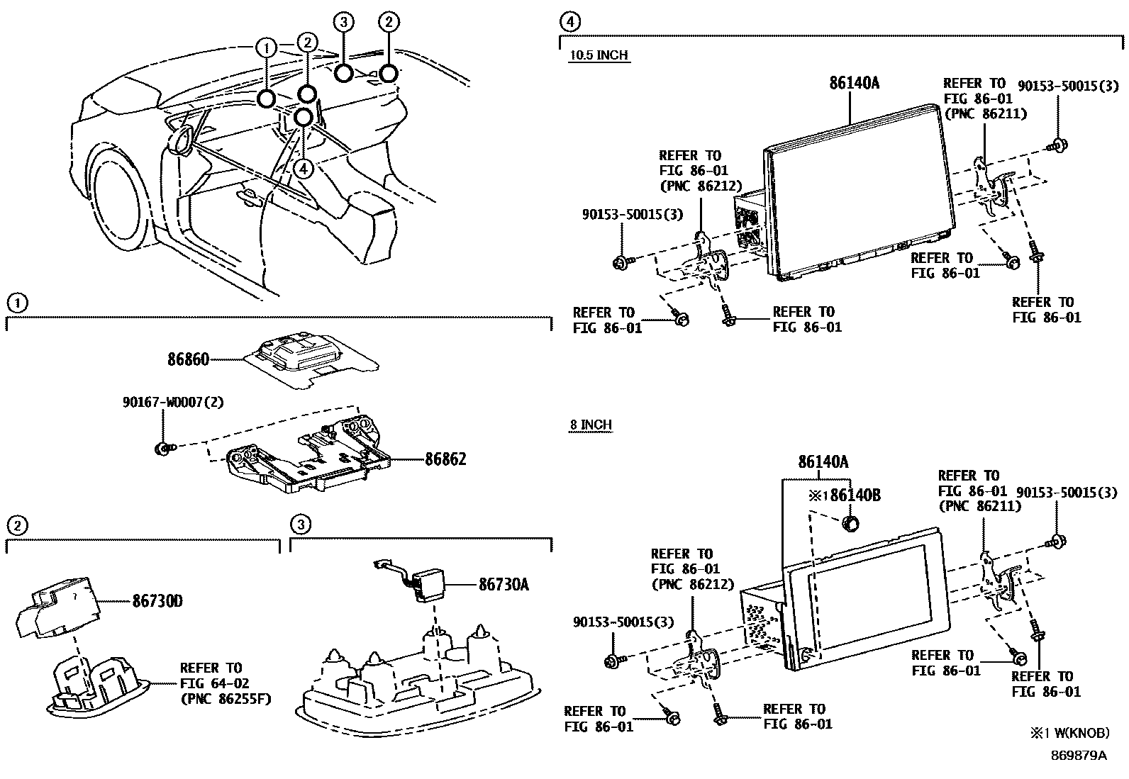 8603 — NAVIGATION & FRONT MONITOR DISPLAY