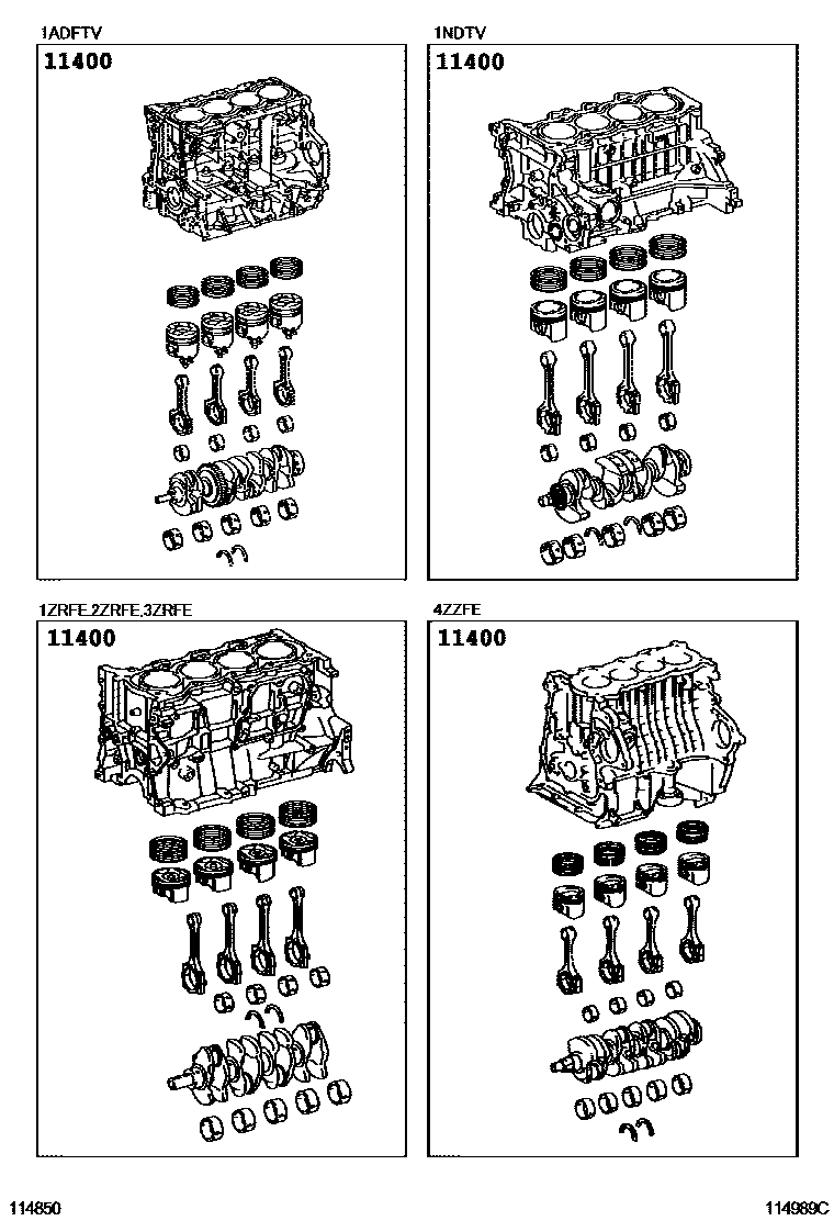 1102 — SHORT BLOCK ASSEMBLY