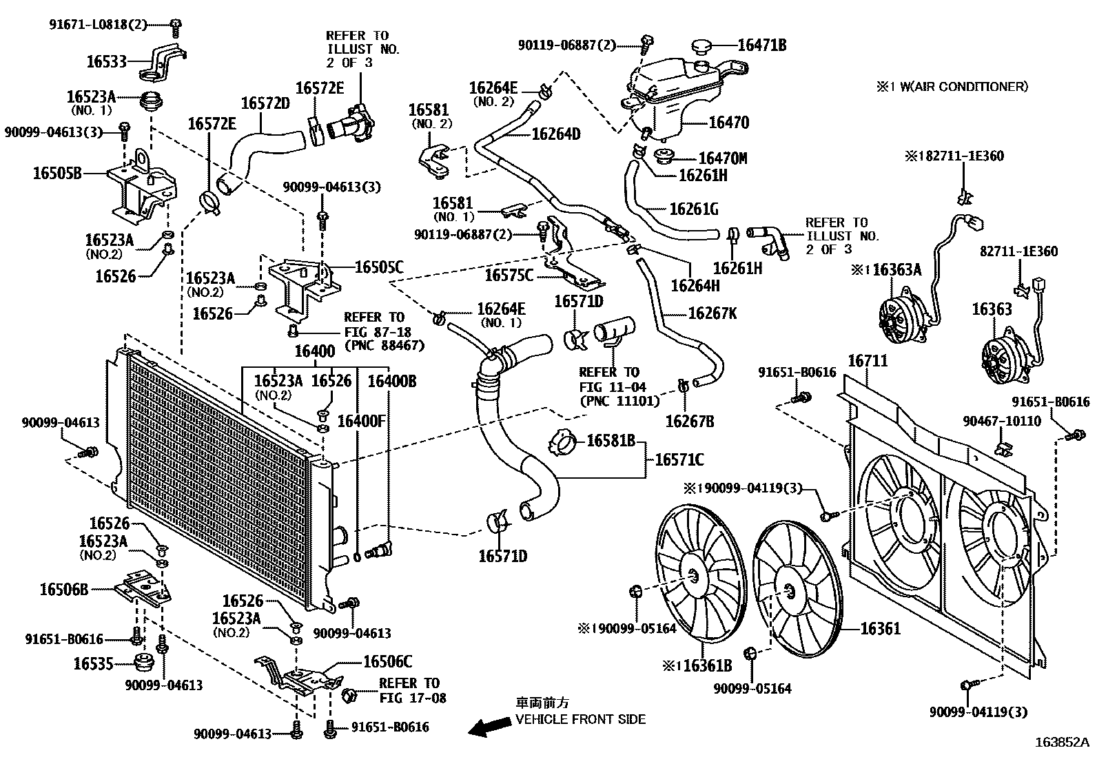 1603 — RADIATOR & WATER OUTLET