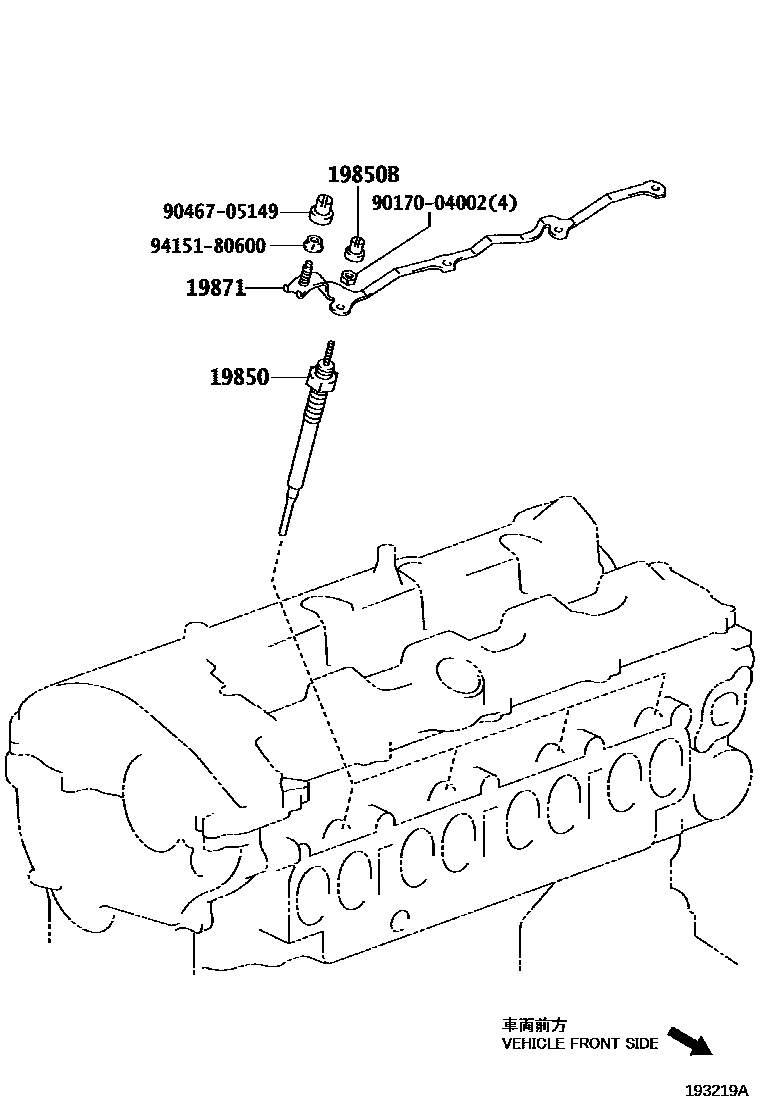 1901 — IGNITION COIL & SPARK PLUG / GLOW PLUG