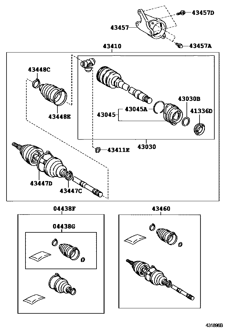 4302 — FRONT DRIVE SHAFT