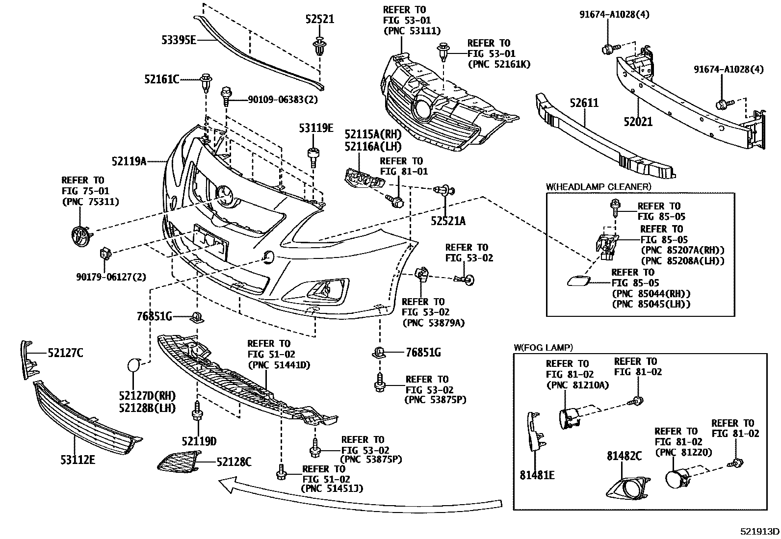 5201 — FRONT BUMPER & BUMPER STAY