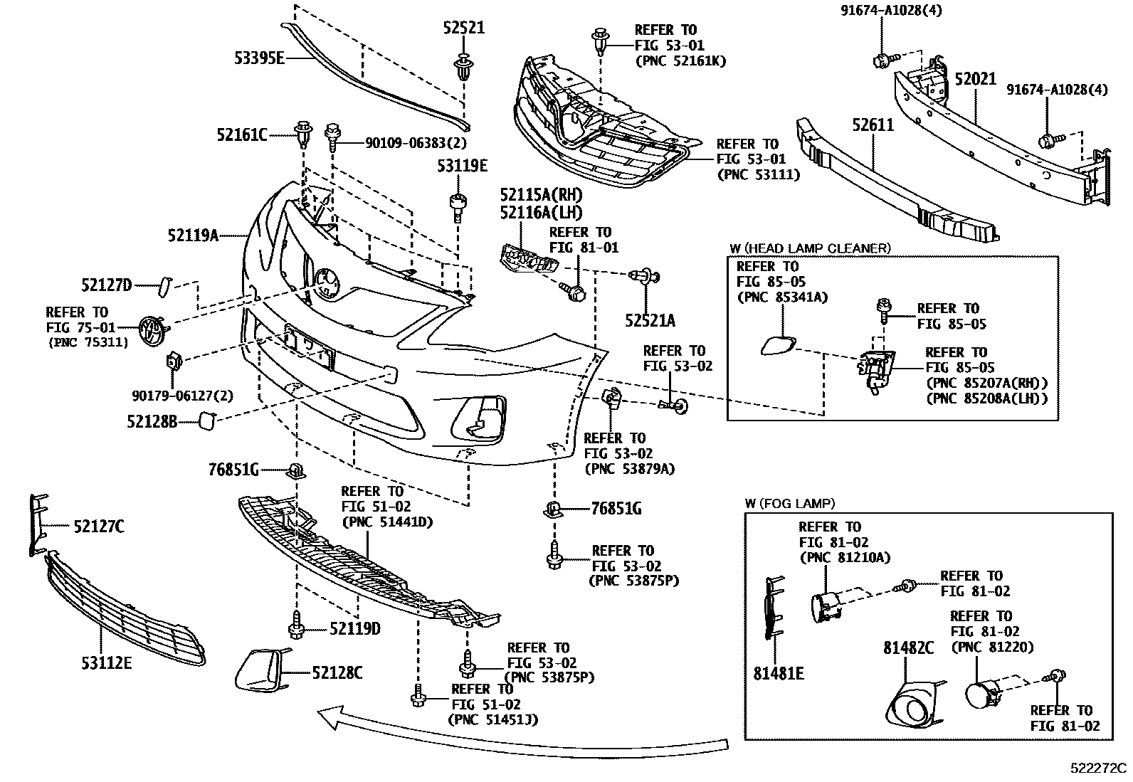 5201 — FRONT BUMPER & BUMPER STAY
