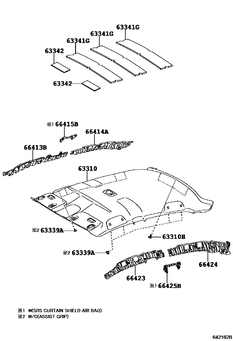 6402 — ROOF HEADLINING & SILENCER PAD