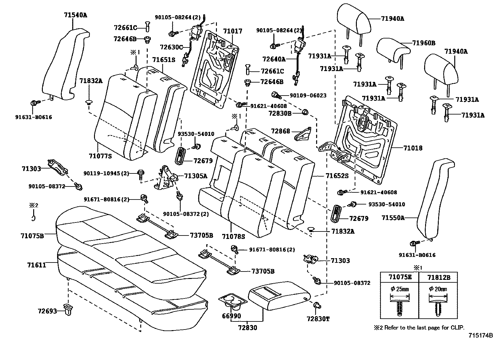 7102 — REAR SEAT & SEAT TRACK