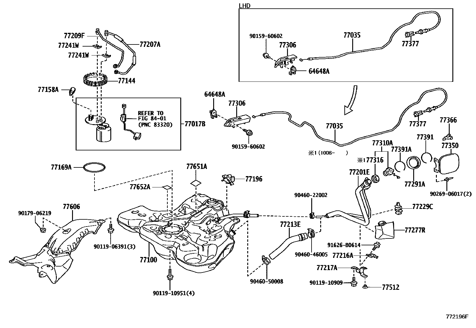 7701 — FUEL TANK & TUBE