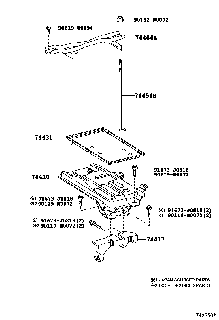 7402 — BATTERY CARRIER