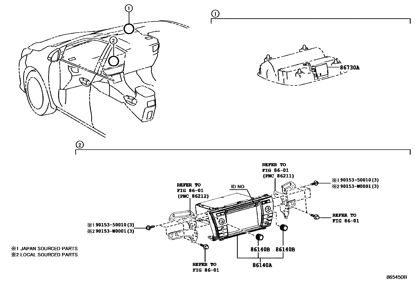 8603 — NAVIGATION & FRONT MONITOR DISPLAY
