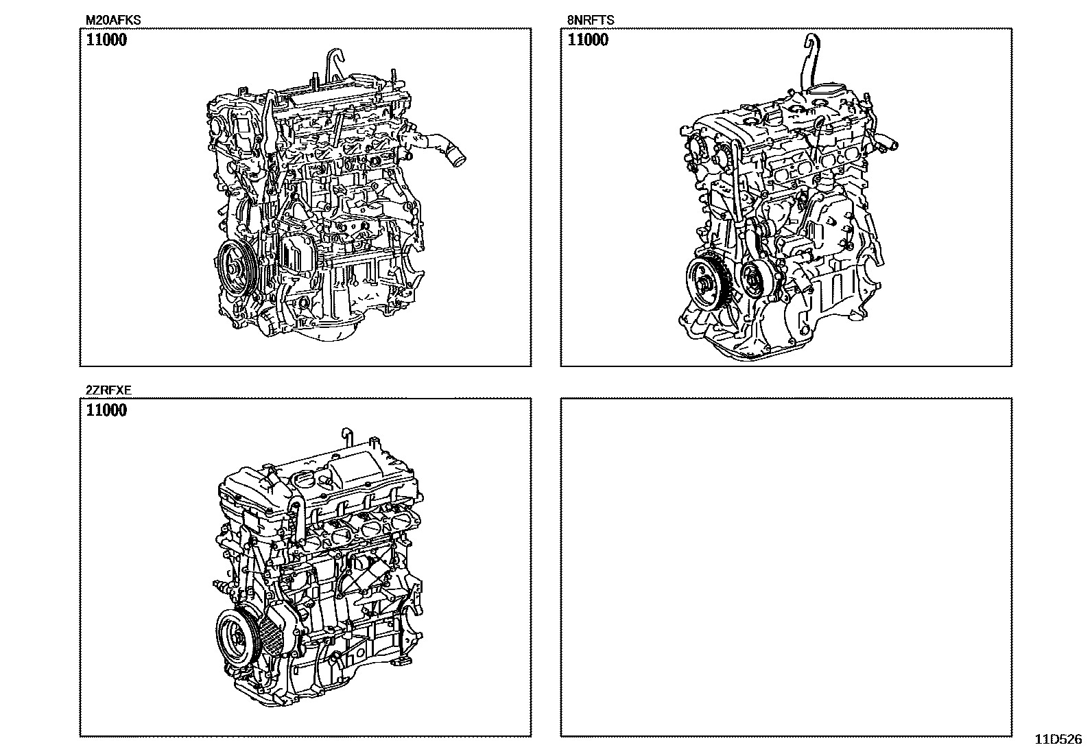 1101 — PARTIAL ENGINE ASSEMBLY