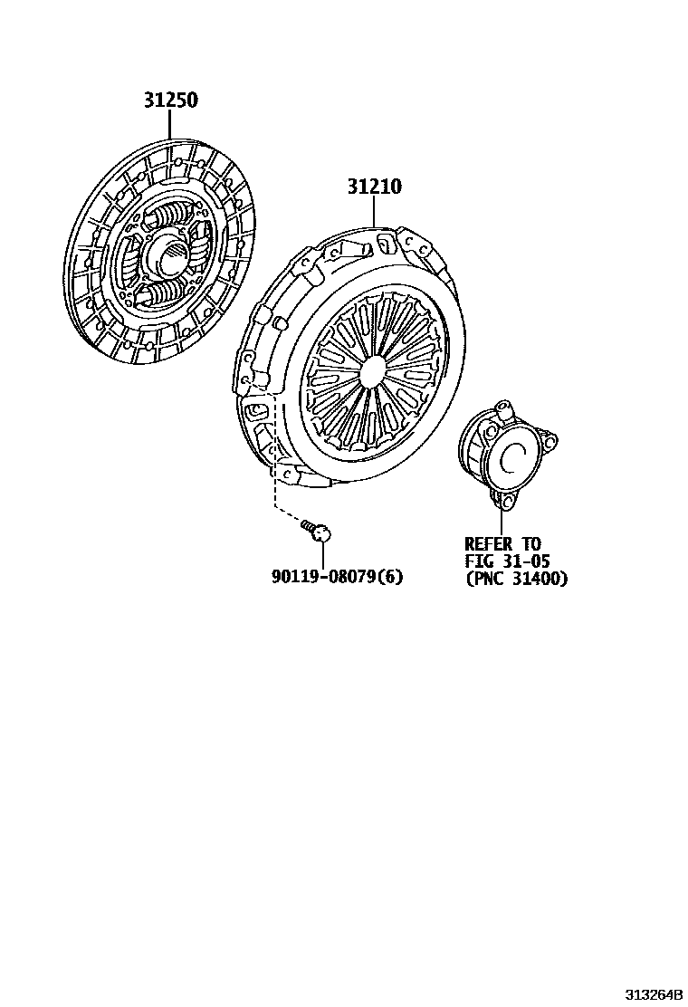 3101 — CLUTCH & RELEASE FORK