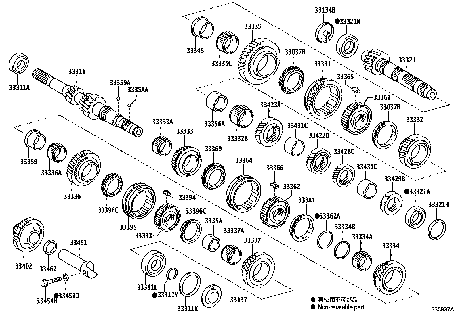 3305 — TRANSMISSION GEAR (MTM)