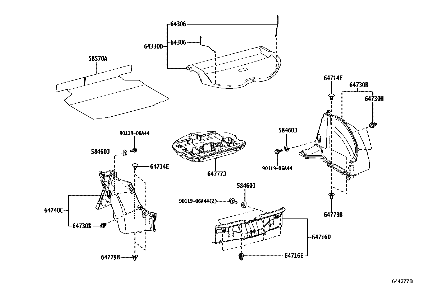 6404 — DECK BOARD & DECK TRIM COVER