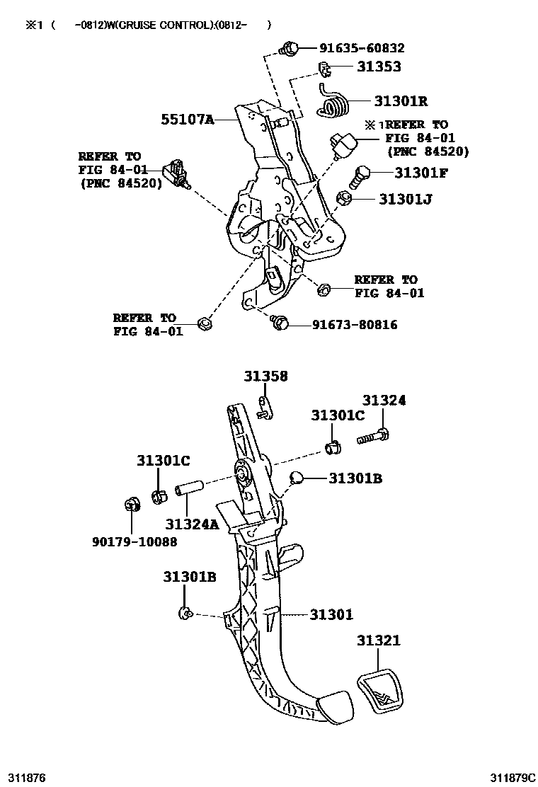 3102 — CLUTCH PEDAL & FLEXIBLE HOSE