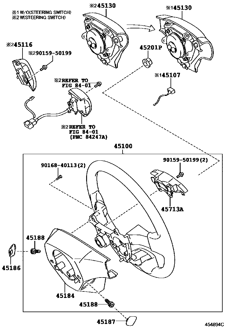 4504 — STEERING WHEEL