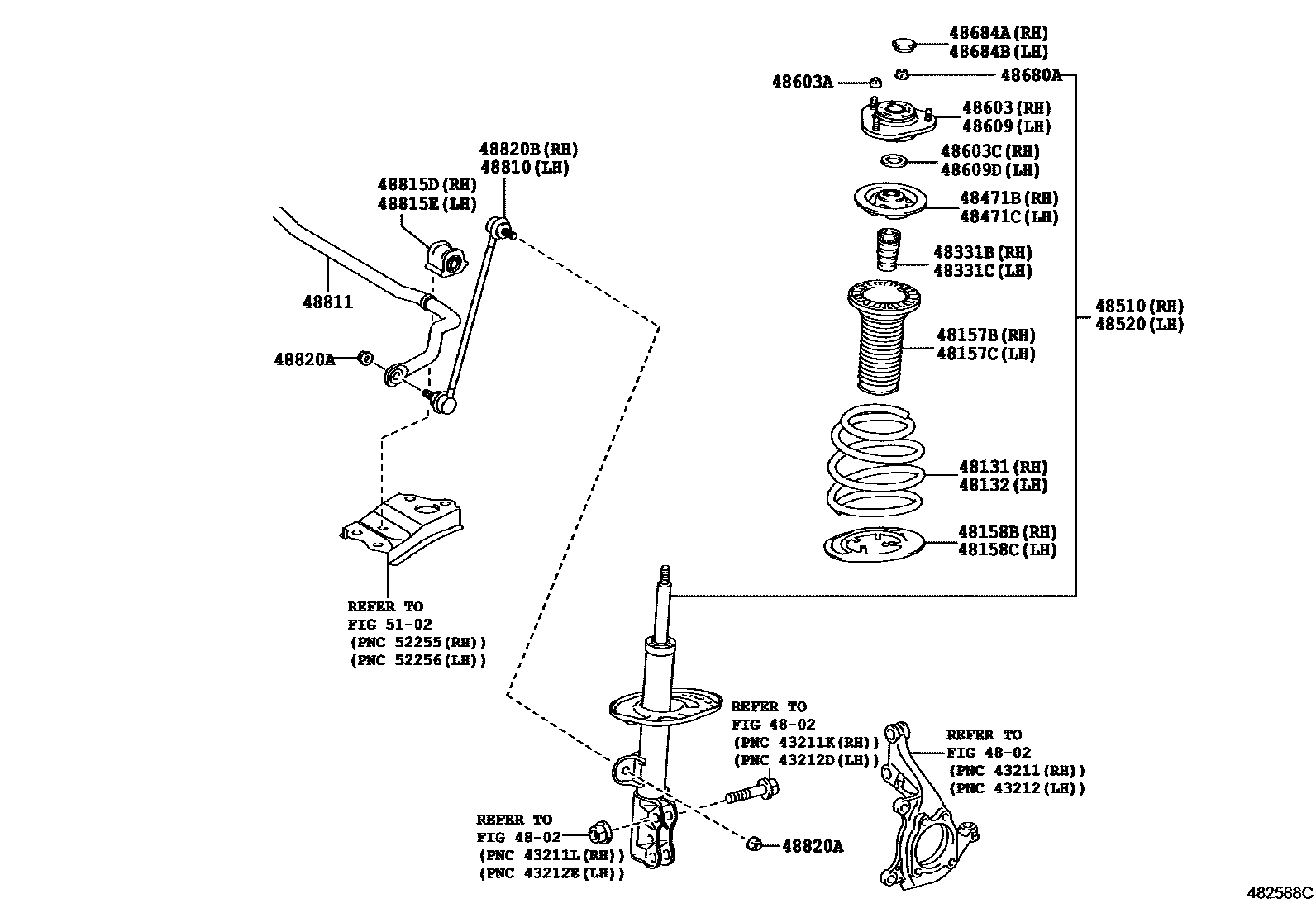 4803 — FRONT SPRING & SHOCK ABSORBER
