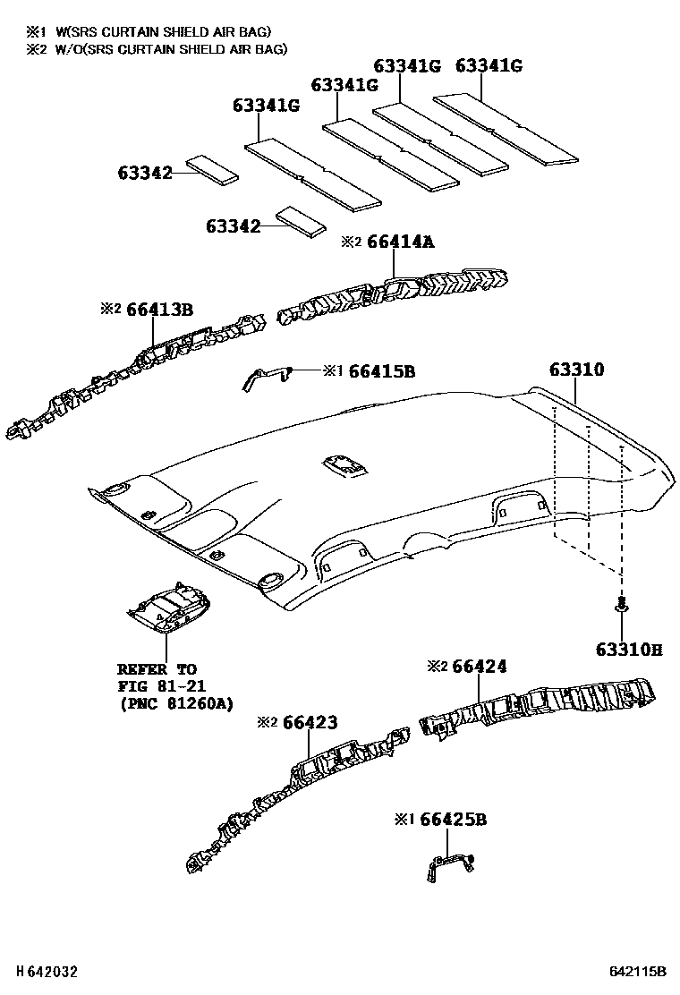 6402 — ROOF HEADLINING & SILENCER PAD