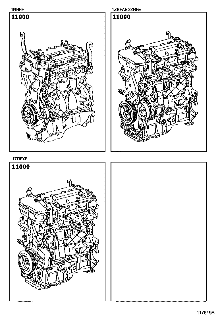 1101 — PARTIAL ENGINE ASSEMBLY