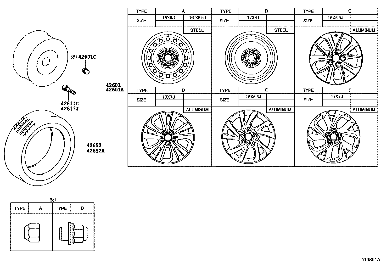 4103 — DISC WHEEL & WHEEL CAP