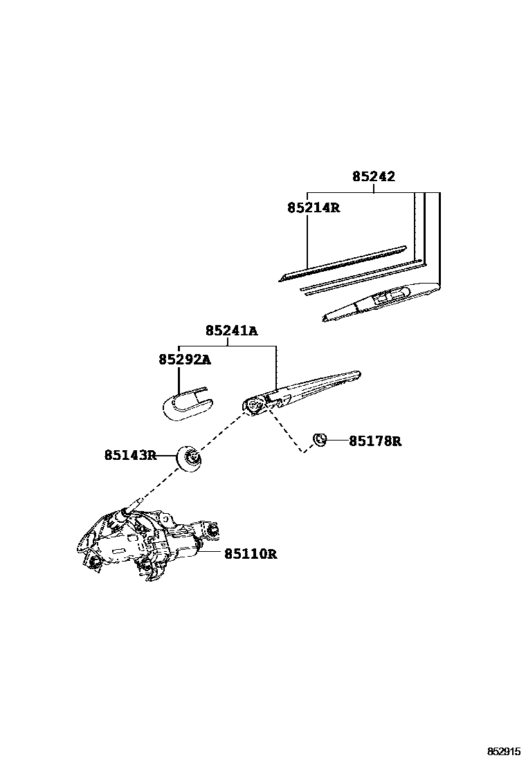 8502 — REAR WIPER