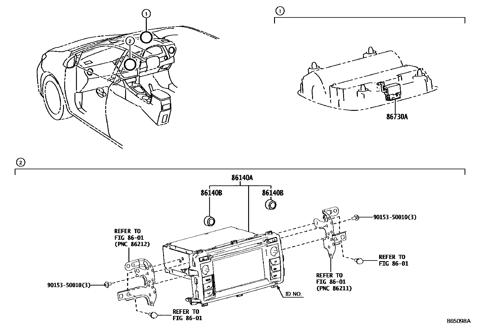 8603 — NAVIGATION & FRONT MONITOR DISPLAY