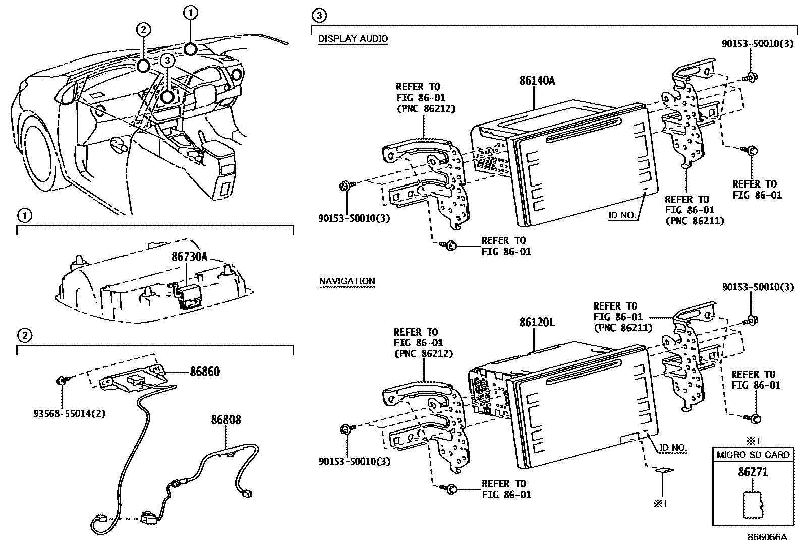 8603 — NAVIGATION & FRONT MONITOR DISPLAY