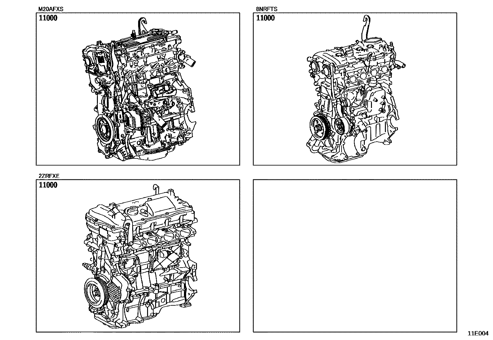 1101 — PARTIAL ENGINE ASSEMBLY