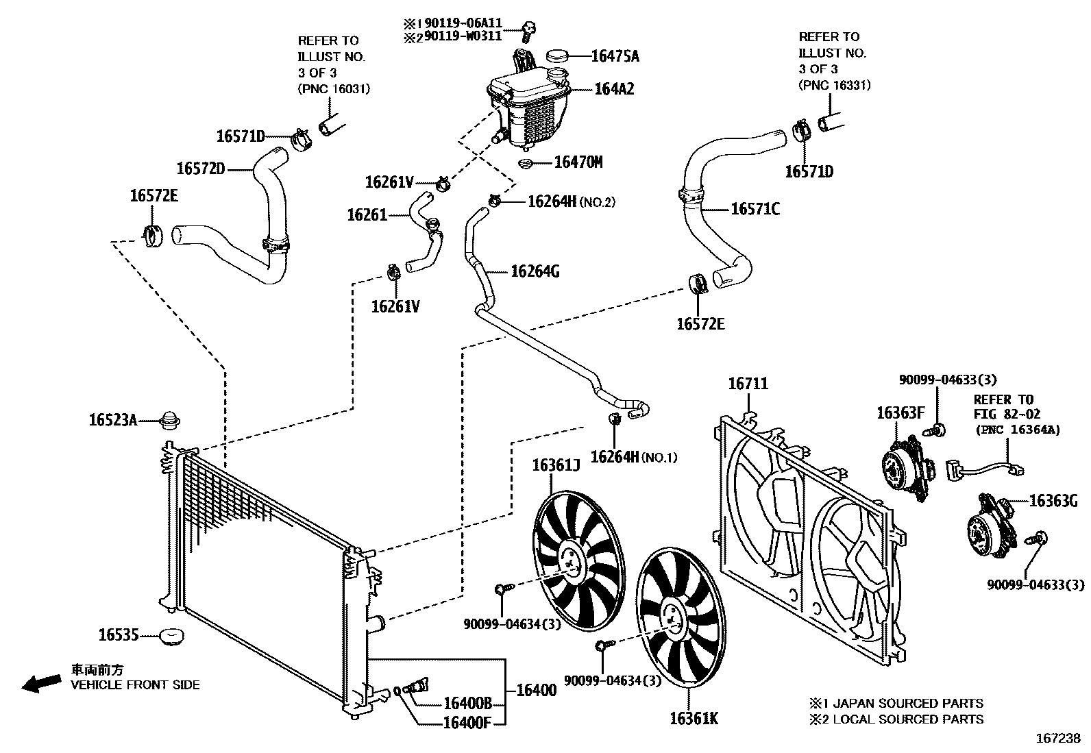 1603 — RADIATOR & WATER OUTLET