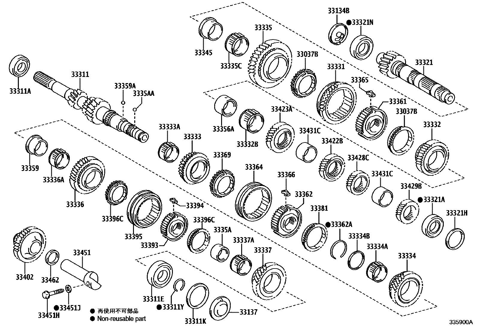 3305 — TRANSMISSION GEAR (MTM)