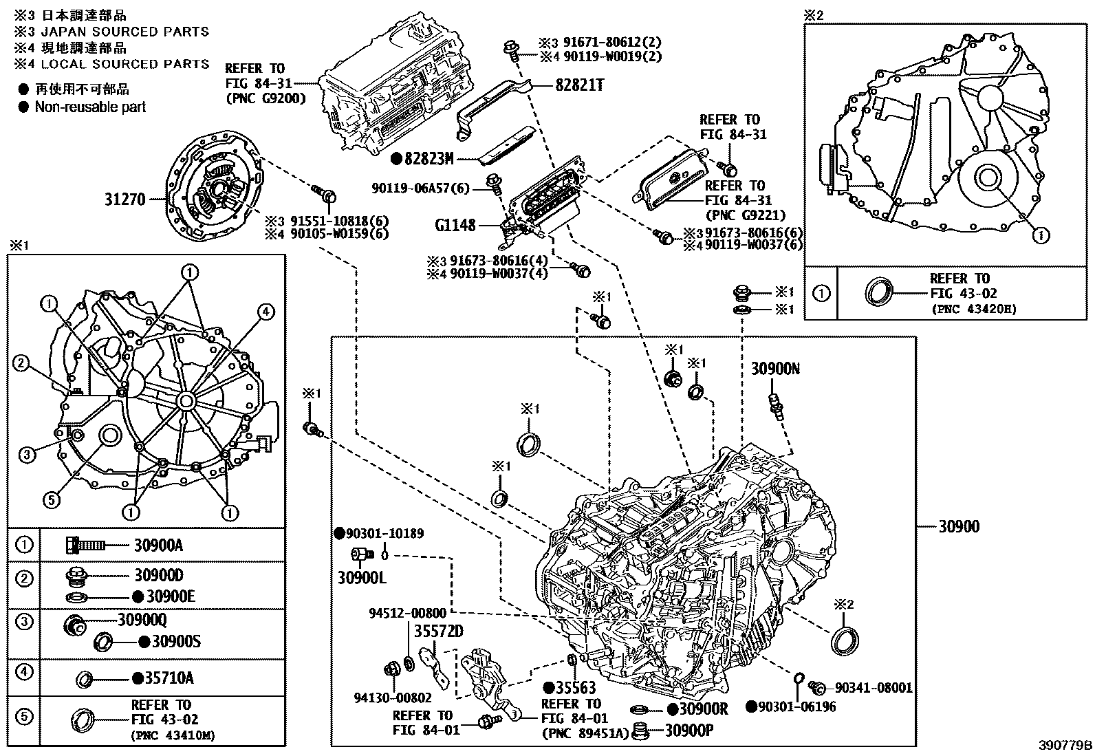 3901 — TRANSAXLE ASSY(HEV OR BEV OR FCEV)