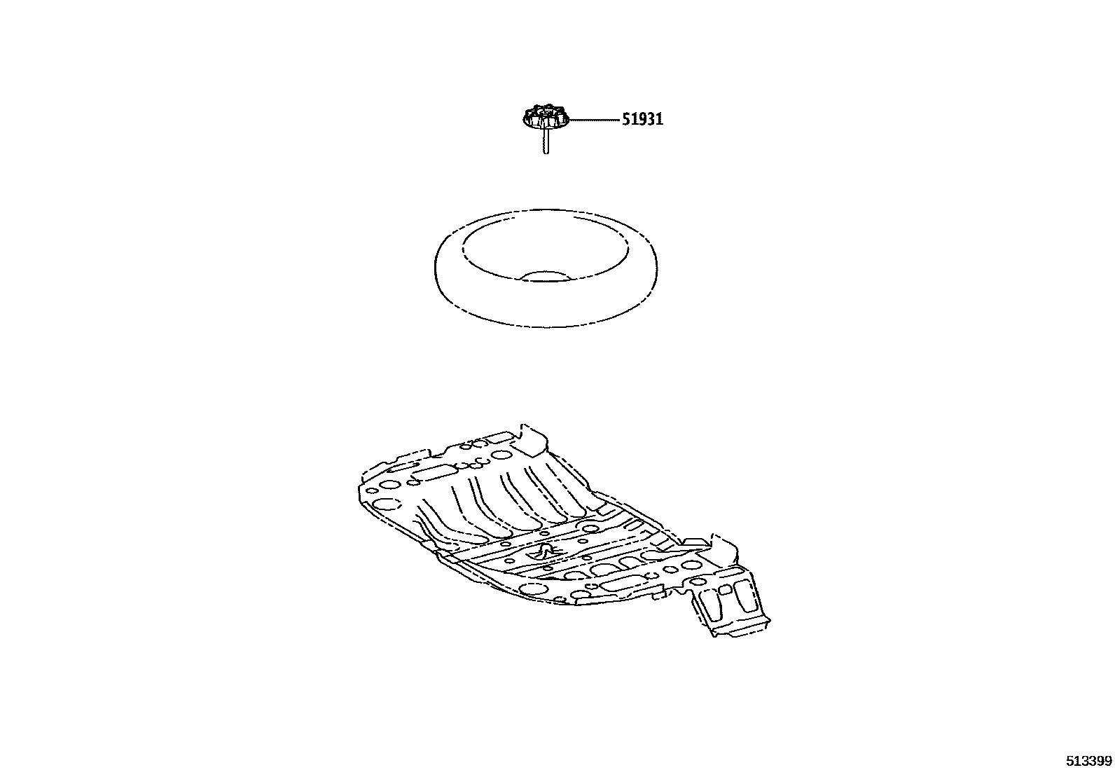 5104 — SPARE WHEEL CARRIER