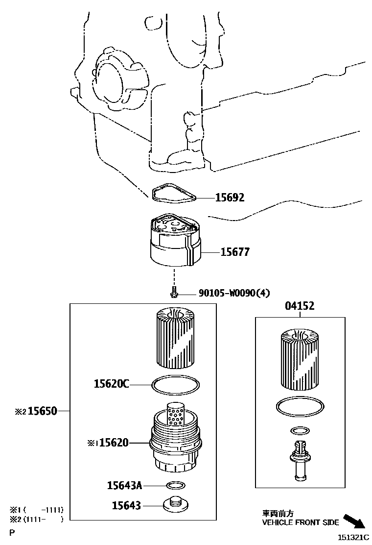 1502 — OIL FILTER