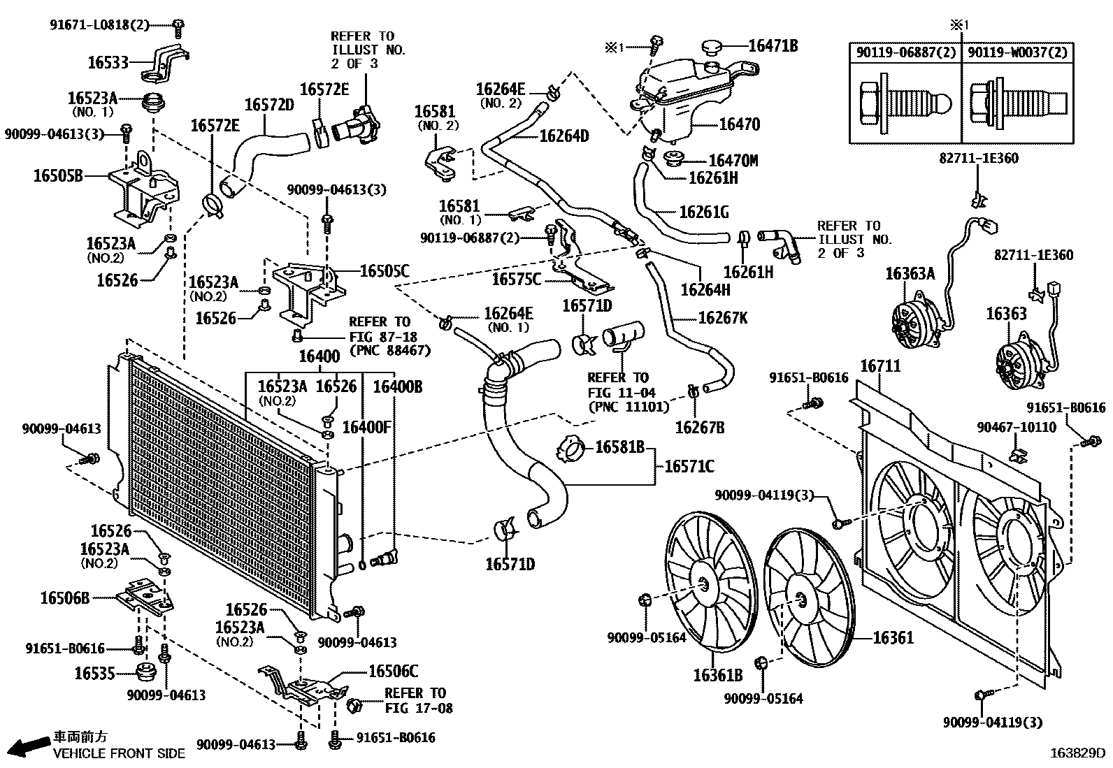 1603 — RADIATOR & WATER OUTLET