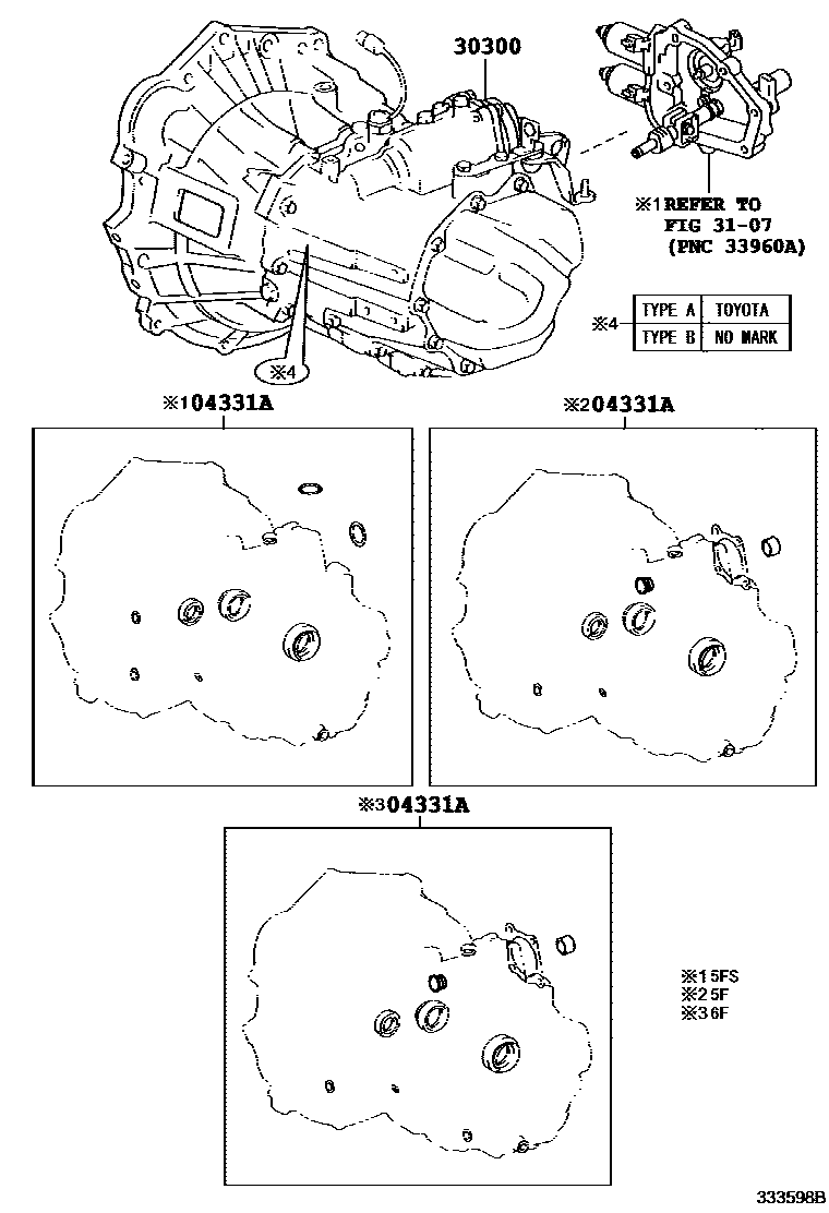 3301 — TRANSAXLE OR TRANSMISSION ASSY & GASKET KIT (MTM)
